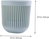 Ceramic Flower Pot - Indoor/Outdoor Use - Shatterproof - White - 1 Piece Wall-Mounted Planter