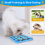 Slow Feeder Dog Cat Bowl Blue 1 Piece Pet Food Bowl