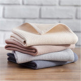 4-Piece Kitchen Towel Set 100% Cotton 43x65cm Highly Absorbent Quick Drying Multifunctional