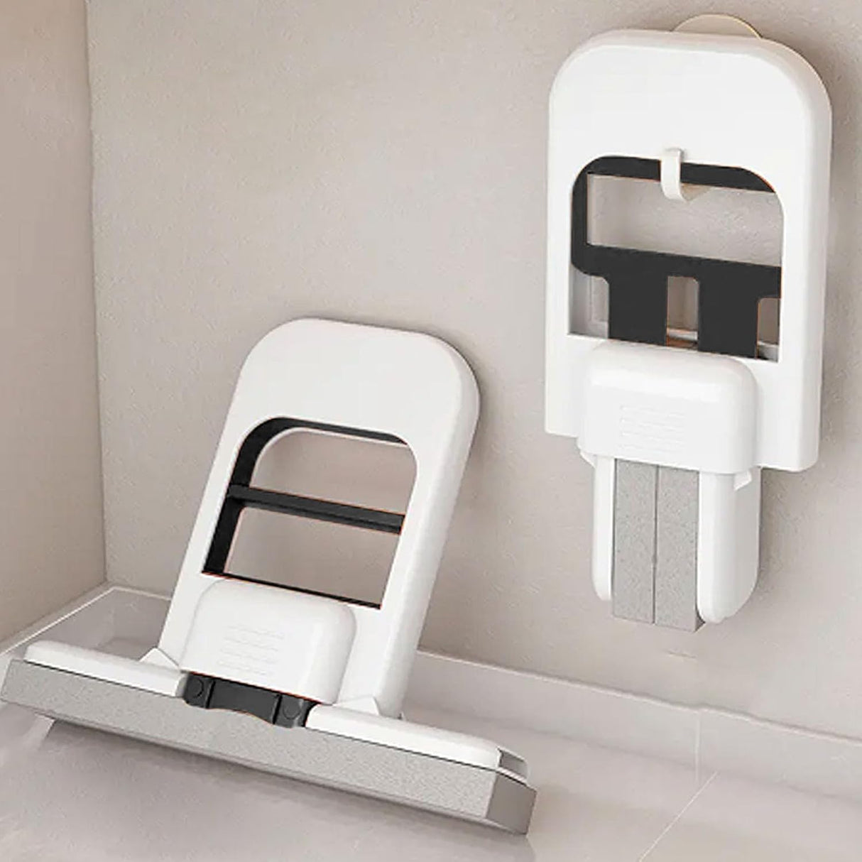 Mini Foldable Desk Mop - 1 Piece - Wet and Dry Use - Suitable for Bathroom and Kitchen