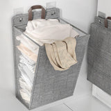 Foldable Laundry Basket with Sturdy Handles - Waterproof Clothes Washing Container - Space Saving Design