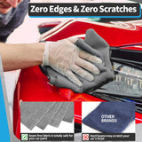 Microfiber Cleaning Cloth, 50 Pack Cleaning Rags& Grey Microfiber Cleaning Cloth -Pack of 50, 16"X12" Cleaning Rags for Housekeeping and Kitchen