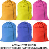 Extra Large Laundry Bag 6 Pack, Varied Colors, Travel Laundry Bags with Drawstring Closure, 30"x40", for college, dorm and apartment dwellers (6PCS)