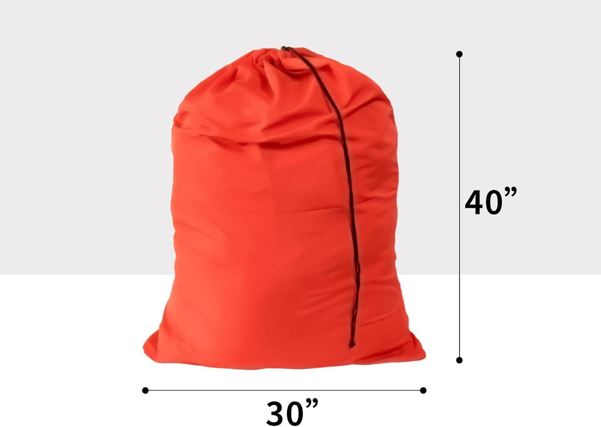 Extra Large Laundry Bag 6 Pack, Varied Colors, Travel Laundry Bags with Drawstring Closure, 30"x40", for college, dorm and apartment dwellers (6PCS)