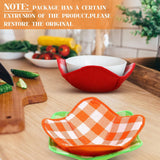 5 Pieces Hot Bowl Holder Microwave Safe Bowl Cozies Multipurpose Heat Proof Plate Holder to Prevent Hand from Heat and Maintain Food Warm (Red, Blue, Green, Yellow, Black)