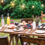 12 Pcs Wooden Utensils for Eating Set Wooden Spoon Fork Knife Cutlery Set Kitchen Wood Utensils Dinner Flatware Tableware (Teak Wood)