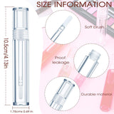 30 Pieces Empty Lip Gloss Tubes 5 ml Transparent Lip Gloss Containers Clear Refillable Lipstick Container Lip Balm Bottles Eyelash Growth Liquid Tube Cosmetic Container with Rubber Stoppers