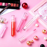 30 Pieces Empty Lip Gloss Tubes 5 ml Transparent Lip Gloss Containers Clear Refillable Lipstick Container Lip Balm Bottles Eyelash Growth Liquid Tube Cosmetic Container with Rubber Stoppers