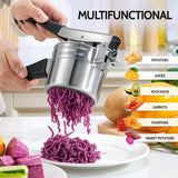 Potato Ricer,  Upgraded Stainless Steel Potato Masher with 3 Interchangeable Discs, Heavy Duty Kitchen Tool Gadget