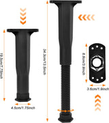 6PCS Bed Frame Support Legs Adjustable (7.75"-13.5") - Heavy Duty for Maximum Stability in Dresser, Table, Chair, Sofa, and Cabinet Furniture