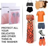 Kimmama Laundry Bag Mesh Wash Bags, Washing Machine Wash Bag, Net Washer Sack with Zipper, Dryer Pouch for Cleaning and Drying Cloths, Garment, Delicates, T-shirt, Underwear, Bra, Pant, Small Toys