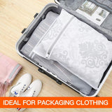 Kimmama Laundry Bag Mesh Wash Bags, Washing Machine Wash Bag, Net Washer Sack with Zipper, Dryer Pouch for Cleaning and Drying Cloths, Garment, Delicates, T-shirt, Underwear, Bra, Pant, Small Toys