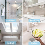 2 Pack Shower Drain Hair Catcher, Silicone Drain Cover with Suction Cup,Shower Drain Protector Drain Strainer Hair Stopper for Kitchen Bathroom Bathtub Sink(New Black 2Pack)