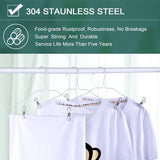 (50PCS) Stainless Steel Laundry Clothes Pins Heavy Duty Outdoor, Clothespins for Hanging Clothes, Metal Clips, Metal Snack Bag Chip Clips for Food Packages, Mini Clothes pins