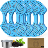 4 Pcs Stainless Steel Dog Water Bowl Filters - Activated Carbon Replacement Filters for No Spill Dog Water Bowl