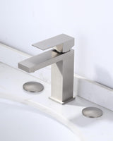 ALEASHA Kitchen Sink Hole Cover, Faucet Hole Cover for Kitchen Sink, Tap Hole Plate Stopper Cover Blanking Brass Metal Plug, Brushed Stainless Steel
