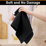 Homaxy 100% Cotton Waffle Weave Kitchen Towels - 4 Pack Soft and Absorbent Dish Towels - 16 x 26 Inches Quick Dry Hand Towels and 100% Cotton Kitchen Towels Set(12 x 12 & 15 x 25 Inches)