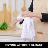 Homaxy Kitchen Towels, 16 x 28 Inches and 13 x 28 Inches, Set of 8 Bulk Cotton Kitchen Towels Set, Ultra Soft Absorbent Dish Towels for Washing Dishes, White