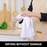 Homaxy Kitchen Towels, 16 x 28 Inches and 13 x 28 Inches, Set of 10 Bulk Cotton Kitchen Towels Set, Ultra Soft Absorbent Dish Towels for Washing Dishes, White