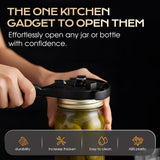 Adjtable Stainless Steel Jar Opener, Multifunctional Lid Gripper & Bottle Cap Opener for Weak Hands, Stainless Steel Can Opener Easy-Open Tool for Jars, Cans, Bottles Kitchen Gadget (1PC)