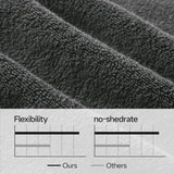 Cotton Bath Sheets Set of 2-70" x 35" Extra Large Soft Bath Towel for Adults, Absorbent & Lightweight, Fluffy, Quick Drying Shower Towels for Bathroom, Pool, Yoga & Daily e, Grey