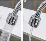 360° Swivel Kitchen Sink Faucet Aerator Faucet Sprayer Attachment Tap Aerator Faucet Nozzle Faucet Head 55/64'' Female Thread for Kitchen, Bathroom Faucet (Shorter Style 1PC,Adapter Included)