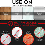 Universal Pot Lid Organizer for Cabinet - Upgraded Patented  6 Pack Pan Lids Organizers Inside Door Wall Mount Pots Top Storage Rack Holder Kitchen, Fits 6" to 13" (Black)