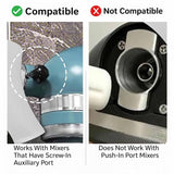 Funnel for Kitchen Aid Mixer, Kitchen Aid Accessories and Attachments, Pouring Chute for Kitchid Mixer, Fits Tilt-Head 4.5–5 Qt (KSM150), Durable Dishwasher-Safe Baking Tool