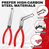 3PCS Electrical Disconnect Pliers, Upgrade Electrical Connector Pliers, Automotive Electrical Connector Removal Tool, Automotive Electrical Terminal Connector Separator Removal Tool for Cars
