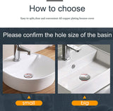 Pop-Up Click Clack Plug,66 mm Bathroom Basin Sink Button Drain,Suitable for Kitchen Bathroom Washbasin, Solid Brass Chrome Platedplug