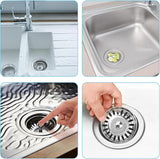2 Pack Kitchen Sink Strainer, Stainless Steel Sink Drain Stopper, 3.15 Inch/8cm Sink Plug