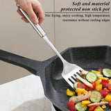 Stainless Steel Spatulas Set,  Silver Slotted Turner, Solid Turner, Heavy Duty Sturdy Kitchen Spatula High Heat Resistant, Ideal Cookware for Fish,Eggs,Pancakes, Dishwasher Safe, Easy to Clean