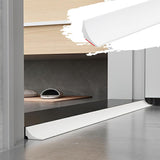 98 Inch Water Barrier for Sink,Silicone Shower Water Barrier Threshold Water Dam Self Adhesive Sealant Strip Bottom Seal Strip Corner Shower Water Guard for Bathroom Floor Bathtub Kitchen Countertop