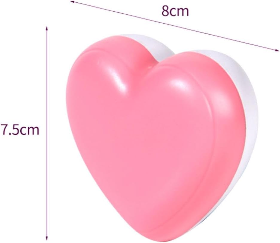 Love Heart Night Lights Plug into Wall - Heart Shape Nursery Nightlight with Light Sensors, Cute Soft LED Nightlight with Soft Warm Light for Bedroom, Nursery, Bathroom, Hallway (White)