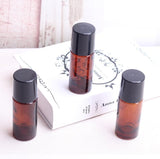 2Pcs Brown 50ml Glass Essential Oil Roller Bottles,Large Empty Roller Bottles Refillable,Deodorant Bottle Containers Rollerball for Fragrance Refillable Containers Accessories