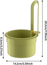 Kitchen Sink Strainer Basket, Faucet Hanging Filter Basket, 2025 Kitchen Sink Food Waste Catcher Faucet Hanging, Sink Trash Catcher for Garbage Leftovers (Green)