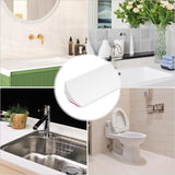 98 Inch Water Barrier for Sink,Silicone Shower Water Barrier Threshold Water Dam Self Adhesive Sealant Strip Bottom Seal Strip Corner Shower Water Guard for Bathroom Floor Bathtub Kitchen Countertop