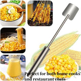 Corn Peeler and Cob Remover Tool, Fast and Safe Kitchen Utensil, Easy Clean Design