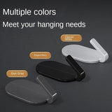 Heavy-Duty Adhesive Wall Hooks, 10-Pack - No-Drill, Damage-Free Installation for Multi-Purpose Use in Bathroom, Kitchen & More - Strong Hold, Black