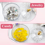 5Pcs Dusting Powder Container with Puff, 3.4 Inch Acrylic Body Containers Large Soft Puff Loose Reusable Applicator for Women Baby Face Makeup White-1 -