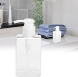 3Pcs Travel Bottle, 150ml Pump Bottle Lotion Dispenser, Clear Reusable Body Wash Container Bottles Empty Liquid Hand Soap Containers Plastic Press For Kitchen Bathroom