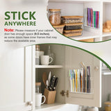 Rietjeshouder - Acrylic - 9.5 inch - Reusable - Cutlery Organizer - Storage Space - Kitchen Organizer - Super Sticky - Wall Organizer for the Cupboard - Transparent