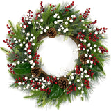 Christmas Tree Decoration - 32-pack - Artificial Red Berry Stems - 16.5 cm - Christmas Berries - Suitable for Christmas, Winter, Holiday, DIY, Decorations