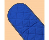 Double-ended Heat Resistant Cotton Mitt Oven Padded Kitchen Baking Glove Tool-Blue