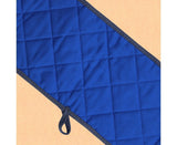 Double-ended Heat Resistant Cotton Mitt Oven Padded Kitchen Baking Glove Tool-Blue
