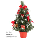30cm Mini Christmas Tree Artificial Christmas Tree-Red