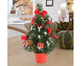 30cm Mini Christmas Tree Artificial Christmas Tree-Red