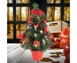 30cm Mini Christmas Tree Artificial Christmas Tree-Red