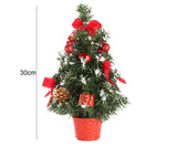 30cm Mini Christmas Tree Artificial Christmas Tree-Red