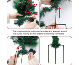 Solar Christmas Tree Garden Stake Lights Outdoor Christmas Tree Lighted Yard Decorations